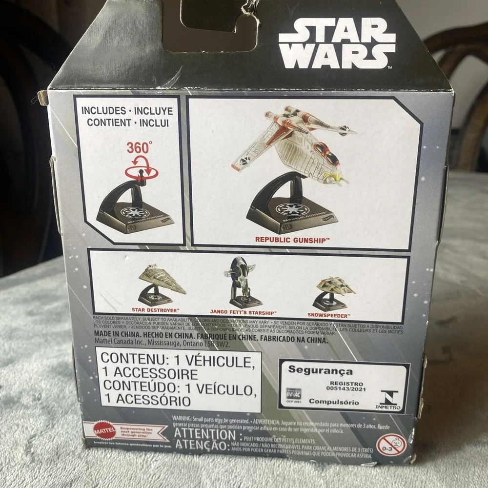 Star Wars‎ Hot Wheels Starships Select REPUBLIC GUNSHIP